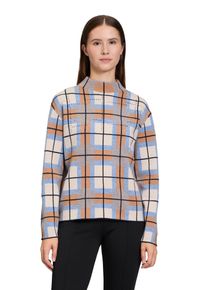 Betty Barclay Damen Strickpullover "Betty Barclay Strickpullover kariert", bunt, feminin, Gr. 44, Strick, Obermaterial: 50% Viskose, 27% Polyamid,