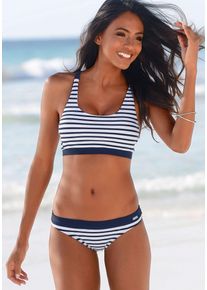 Venice Beach Damen Bustier-Bikini-Top "Summer", bunt, Gr. 34, gestreift, Polyamid, Xtra Life LYCRA, Bikini-Oberteile, mit gerkreuzten Trägern