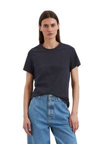Marc O'Polo MARC O'POLO Damen T-Shirt "aus Stretch-Jersey", blau, Basic, Gr. XXS, unifarben, Obermaterial: 96% Baumwolle, 4% Elasthan, Shirts
