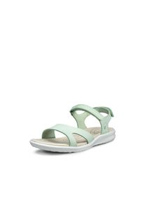 Ecco Damen Trekkingsandale "Ecco CRUISE II", Gr. 37, grün, Leder, sportlich, Schuhe, Outdoorschuh, Sommerschuh, Freizeitsandale, mit Klettverschlüssen