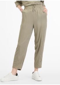 Ragwear Damen Schlupfhose "SARRA", grün, casual, Gr. XS, unifarben, Web, Obermaterial: 75% Viskose, 25% Leinen, Hosen