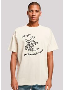 F4NT4STIC Herren T-Shirt "See You On The Next Wave", beige, casual, Gr. XL, Obermaterial: 100% Baumwolle, Shirts, Premium Qualität