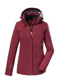 Killtec Damen Outdoorjacke "KOS 133 WMN JCKT", rot, sportlich, Gr. 44, Oberstoff: 100% Polyester, Futter: 100% Polyester, Jacken, Wasser- und