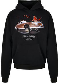 Herren Kapuzensweatshirt "Upscale by Mister Tee Herren", schwarz, Gr. M, UPSCALE BY MISTER TEE, unifarben, 100% Baumwolle, Sweatshirts
