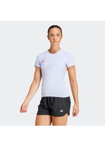 Damen Laufshirt "ADIZERO E TEE", lila, sportlich, Gr. XXL, adidas Performance, Obermaterial: 100% Polyester, Shirts