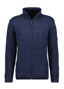 Ragman Herren Strickfleecejacke, blau, Gr. 6XL, 70% Wolle 30% Nylon, Jacken