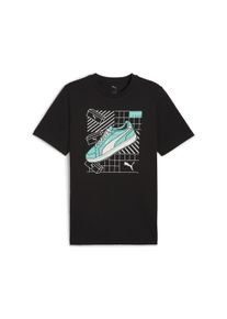 Puma Herren T-Shirt "Graphics Sneaker T-Shirt Herren", schwarz, Gr. L, clean, Obermaterial: 100% Baumwolle; Rippe: 20% Polyester, 80% Baumwolle,