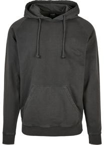 Urban Classics Herren Sweatshirt "Urban Classics Herren Overdyed Hoody", schwarz, Gr. S, unifarben, 100% Baumwolle, Sweatshirts