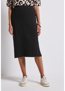 Street One Damen Maxirock, schwarz, casual, Gr. 36, unifarben, Jersey, 95% Viskose, 5% Elasthan, Röcke, Middle Waist