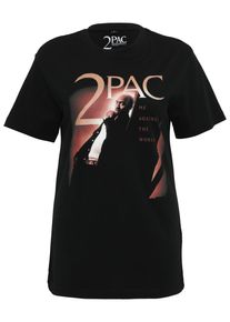 MisterTee Herren T-Shirt "MisterTee Herren Le Papillon Oversize Tee", schwarz, casual, Gr. XS, unifarben, 100% Baumwolle, Shirts