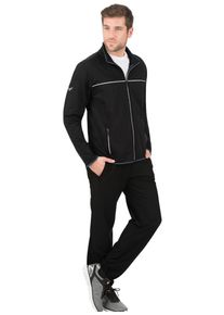 TRIGEMA Herren Sweater "TRIGEMA Atmungsaktiver Sport- und Freizeitanzug", schwarz, sportlich, Gr. M, 92% Polyester, 8% Elastan, Sweatshirts