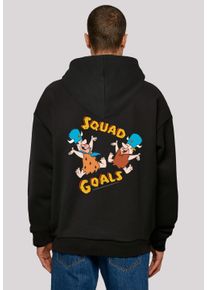F4NT4STIC Herren Kapuzenpullover "The Flintstones Squad Goals Familie Feuerstein", schwarz, casual, Gr. L, Obermaterial: 100% Baumwolle, Pullover,