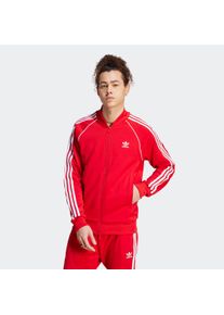 Herren Trainingsjacke "SST TT", rot, sportlich, Gr. M, adidas originals, gestreift, Obermaterial: 70% Polyester, 30% Baumwolle, Jacken, Superstar,