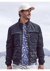 Lerros Herren Steppjacke "Lerros Sportiver Blouson, gesteppt", blau, Gr. S, 100% Polyester, Jacken, Wasser- und windabweisend, atmungsaktiv