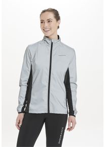 Endurance Damen Laufjacke "Rumey", silber, sportlich, Gr. 34, mehrfarbig, 100% Polyester, Jacken, mit 360 Grad-Reflektoren