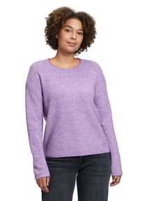 BETTY & CO BETTY & CO Damen Strickpullover "Betty & Co Strickpullover mit Rundhalsausschnitt", lila, casual, Gr. 42, Strick, Obermaterial: 82% Polyester, 16%
