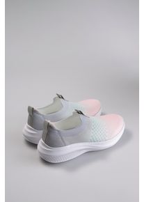 ANISTON SHOES Damen Slip-On Sneaker, Gr. 37, grau, Textil, modisch, Schuhe, Freizeitschuh, Barfußschuh, Schlupfschuh - NEUE KOLLEKTION