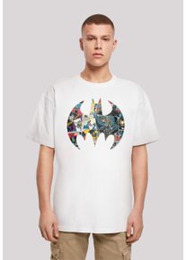 F4NT4STIC Herren T-Shirt "Batman Comic Book Logo", weiß, casual, Gr. 4XL, Obermaterial: 100% Baumwolle, Shirts, Print
