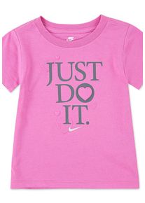 Nike Sportswear Kinder T-Shirt "für Mädchen", pink, sportlich, Gr. 104, unifarben, Jersey, Obermaterial: 60% Baumwolle, 40% Polyester, Shirts, für