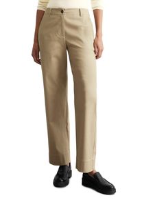 Marc O'Polo MARC O'POLO Damen Chinohose "aus Organic Cotton-Mix mit Lyocell", beige, casual, Gr. 46, unifarben, Obermaterial: 69% Baumwolle, 29% Lyocell, 2%