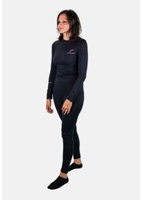 Reusch Damen Funktionsshirt "Reusch Underwear Set Lady", schwarz, sportlich, Gr. S, unifarben, 96% Polyamid, 4% Elasthan, Shirts, mit hohem