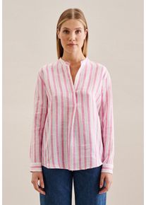 Seidensticker Damen Klassische Bluse "Schwarze Rose", pink, Gr. 40, unifarben, 100% Leinen, Blusen, Tunika Garnfärber
