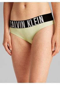 Damen Bikinislip "BIKINI", Calvin Klein Underwear, Gr. S, grün, Obermaterial: 82% Polyamid, 18% Elasthan, Unterhosen, mit großem Logo
