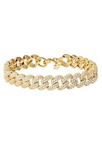 Michael Kors Damen Armband "MKC1427AN710", Silber 925 (Sterlingsilber), gold, Silber 925 (Sterlingsilber), Armbänder, mit Zirkonia (synth.)