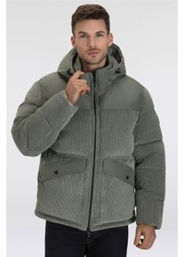 BOSS Orange Herren Steppjacke "Odope", grau, casual, Gr. 48, unifarben, Web, Obermaterial: 90% Polyester, 10% Polyacryl, Jacken, Label-Badge am Ärmel