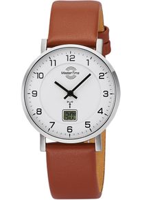 MASTER TIME Damen Funkuhr "Advanced", braun, Armbanduhren, Armbanduhr, Quarzuhr, Damenuhr, Datum