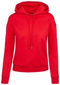 Urban Classics Damen Kapuzenpullover "Urban Classics Damen Ladies Hoody", rot, casual, Gr. S, Pullover