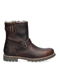 Panama Jack Herren Winterstiefelette "Faust", Gr. 41, braun, Nappaleder, klassisch, Schuhe, mit Zierschließen