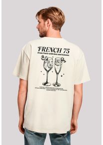 F4NT4STIC Herren T-Shirt "French 75 From Paris With Love", beige, casual, Gr. XXL, Obermaterial: 100% Baumwolle, Shirts, Premium Qualität