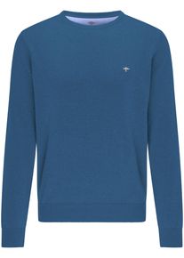 Fynch-Hatton Herren Strickpullover "Fynch-Hatton Langarmpullover", blau, casual, Gr. XL, Strick, Obermaterial: 100% Baumwolle, Pullover, mit