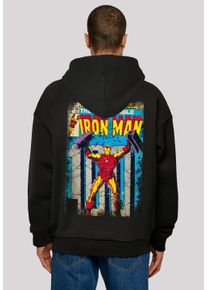 F4NT4STIC Herren Kapuzenpullover "Marvel Iron Man Cover", schwarz, casual, Gr. XL, Obermaterial: 100% Baumwolle, Pullover, Print