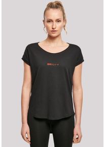 F4NT4STIC Damen T-Shirt "Kanagawa Wave Blue V2", schwarz, casual, Gr. XS, Obermaterial: 100% Baumwolle, Shirts, Premium Qualität