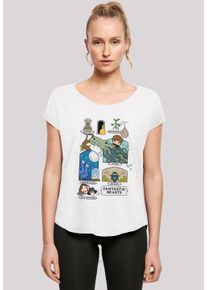 F4NT4STIC Damen T-Shirt "Phantastische Tierwesen Chibi Newt", weiß, casual, Gr. XXL, Obermaterial: 100% Baumwolle, Shirts, Print