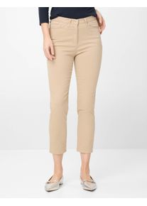 Damen Caprihose "Style LAURA 6/8", beige, Gr. 21, RAPHAELA BY Brax, 90% Baumwolle, 8% Elastomultiester, 2% Elasthan, Hosen