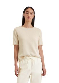 Marc O'Polo MARC O'POLO Damen Strickpullover "aus Organic-Cotton-Leinen-Mix", beige, casual, Gr. XS, unifarben, Obermaterial: 52% Baumwolle, 48% Leinen, Pullover