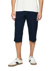 s.Oliver Herren Cargobermudas, blau, casual, Gr. 33, unifarben, Web, Obermaterial: 98% Baumwolle, 2% Elasthan, Hosen, mit Stretch