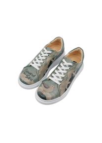 DOGO Damen Plateausneaker "Myra Sound Of The Sea Damen Sneaker / Female", Gr. 41, grün, Lederimitat, Schuhe, Vegan