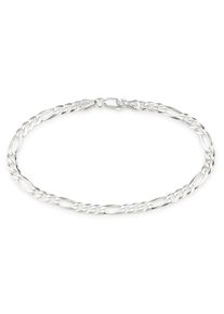 Bruno Banani Herren Armband "Schmuck Geschenk Silber 925 Armschmuck Armkette Figarokette", 19, Silber 925 (Sterlingsilber), silber, Silber 925