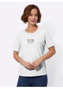 Classic Basics Damen Kurzarmshirt "Shirt", beige, Gr. 38, unifarben, 100% Baumwolle, Shirts
