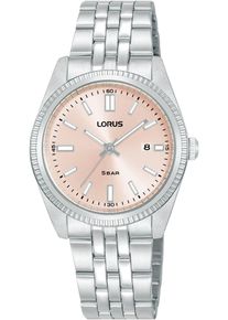 Lorus Damen Quarzuhr, silber, Armbanduhren, Armbanduhr, Damenuhr, Datum, Edelstahlarmband
