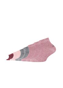 s.Oliver Kinder Kurzsocken "Kurzsocken 9er Pack", Gr. 39, rosa, 80% Baumwolle 17% Polyamid 3% Elasthan, uni, Socken