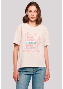 F4NT4STIC Damen T-Shirt "Mothers Day Inspirational Message", pink, casual, Gr. M, Obermaterial: 100% Baumwolle, Shirts, Premium Qualität