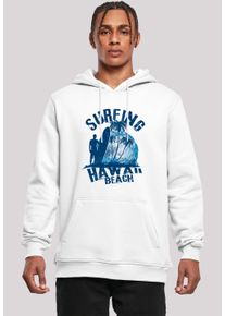 F4NT4STIC Herren Kapuzenpullover "Hawaii Surf Beach Summer", weiß, casual, Gr. XXL, Obermaterial: 65% Baumwolle, 35% Polyester, Pullover, Premium