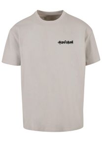 Merchcode Herren T-Shirt "Merchcode Herren Unfollow front X Oversize Tee", grau, casual, Gr. XL, unifarben, 100% Baumwolle, Shirts