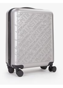 Valentino Handbags VALENTINO BAGS Koffer "MARS, 54 cm", silber, ABS, klassisch, Koffer, Handgepäck-Trolley Reisgepäck