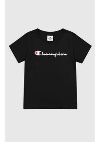 Champion Kinder T-Shirt, schwarz, sportlich, Gr. XL, Obermaterial: 100% Baumwolle, Shirts, für Kinder